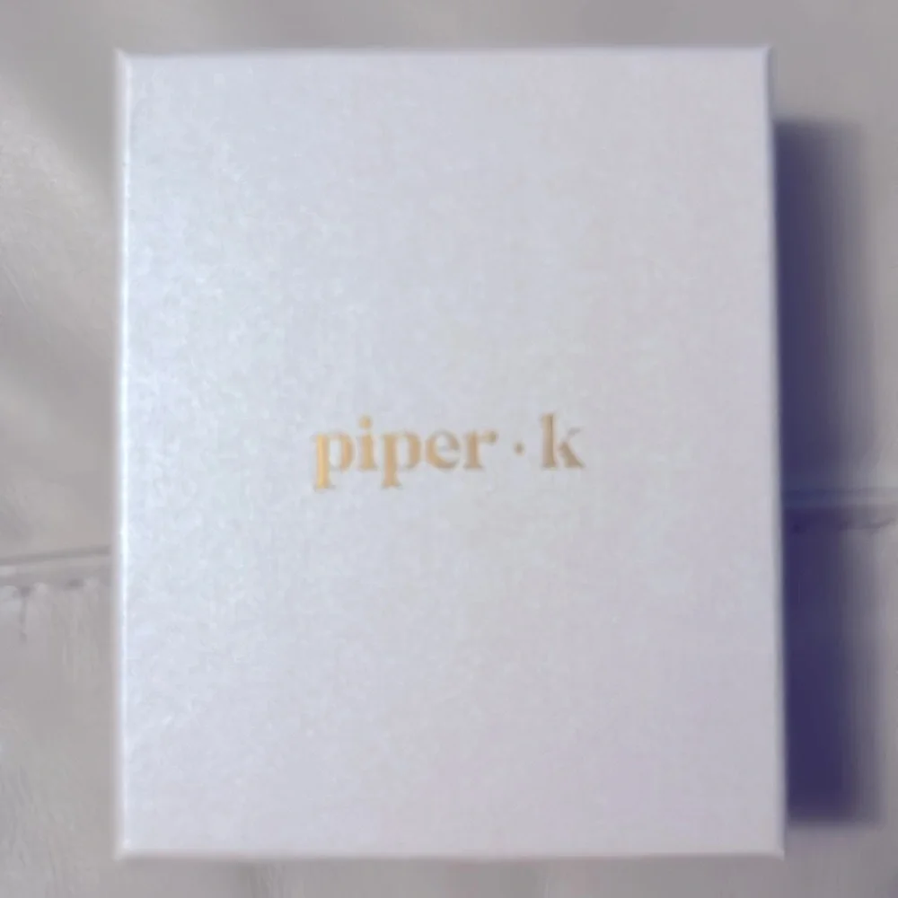 NIB Piper K Silver Necklace with Black Cross Design - Picture 4 of 5